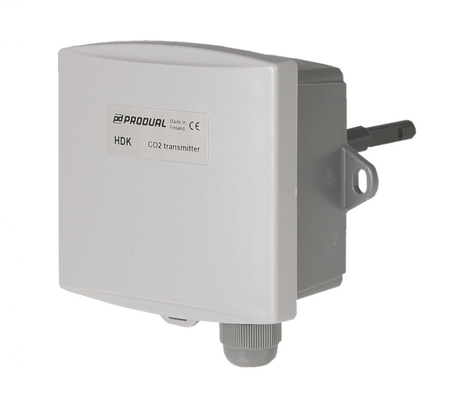 HDK-RH Kanal Tipi Karbondioksit ve Nem Sıcaklık Sensörü 0….2000 Ppm