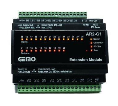 Gemo AR2-G1-24VDC-12D2A-TR Genişleme Modülü